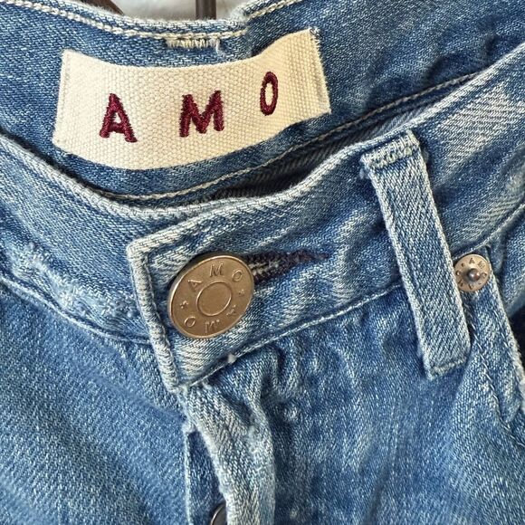 REVOLVE AMO TOMBOY CROP SIZE 27. SUPER SOFT. GREAT SPRING SUMMER JEAN. - Picture 5 of 12